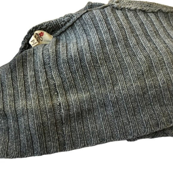 Joie Cardigan Sweater CASHMERE WOOL Shawl Collar Gray Button Closure & Belt - Picture 14 of 14